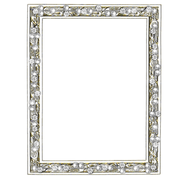 Серебряная рамка