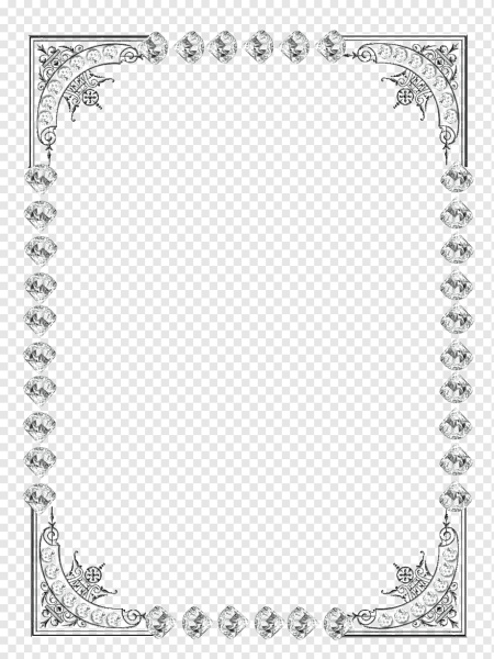 Рамка для диплома на прозрачном фоне