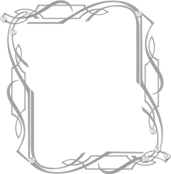 Серебряная рамка для текста