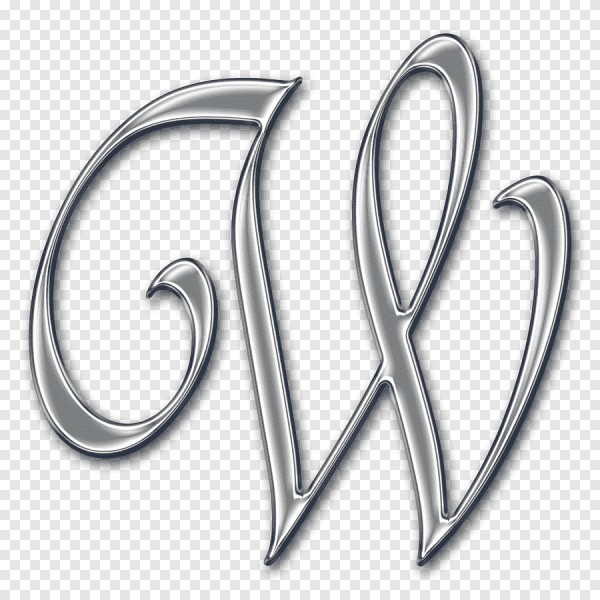 Красивая буква w