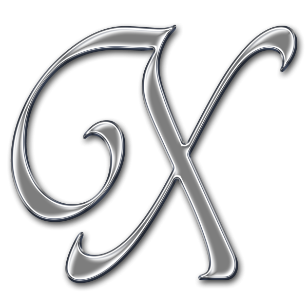 Красивая буква х