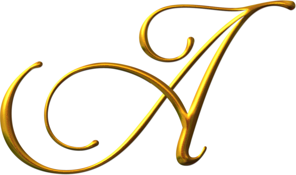 Золотые буквы