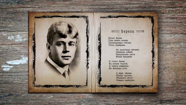 Береза Есенин обложка