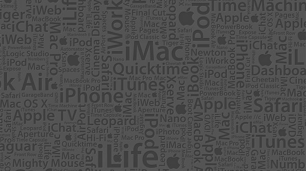 Надпись на сером фоне