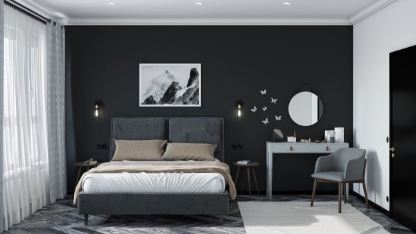 Черный интерьер