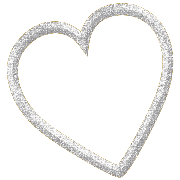 Белые сердечки на прозрачном фоне