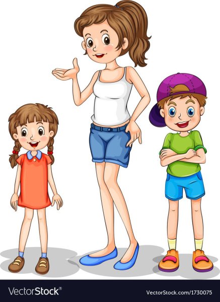 Старшая сестра с ребенком