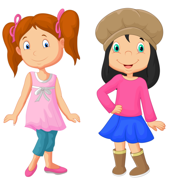 Девочка мультяшка