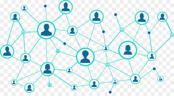 Нейронная сеть на прозрачном фоне