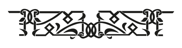 Арабский орнамент в полосе