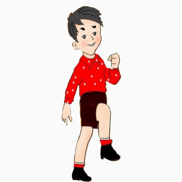 Дети шагают