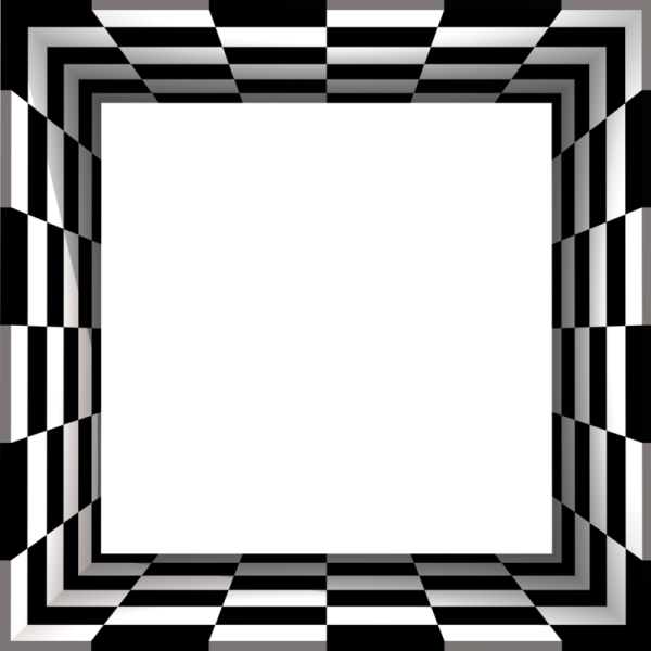 Фоторамка в шахматном стиле