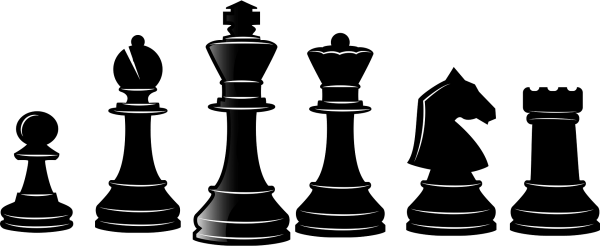 Шахматные фигуры в круге