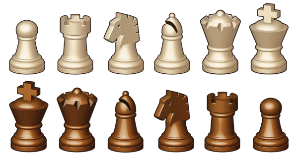 Стилизованные шахматные фигуры