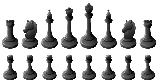 Шахматы фигуры на прозрачном фоне