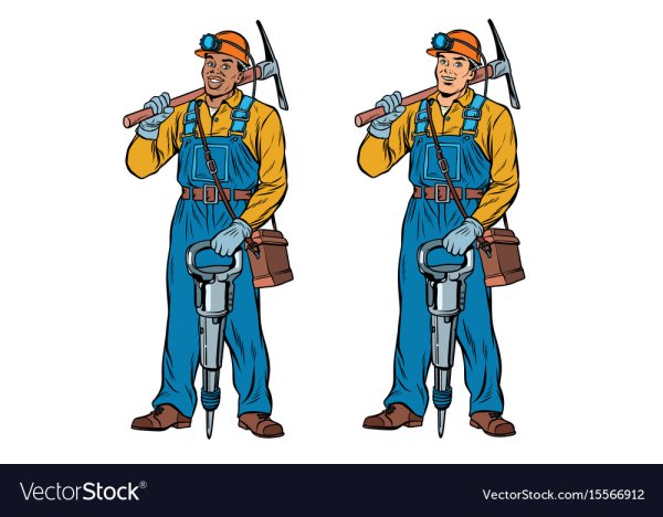 Шахтер иллюстрация