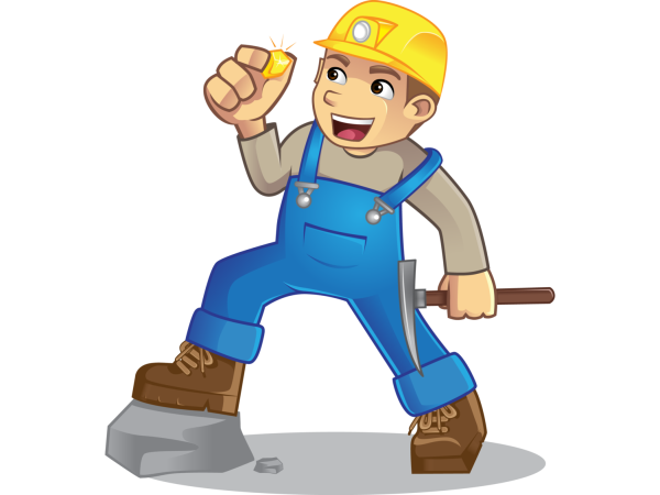 Шахтер мультяшка