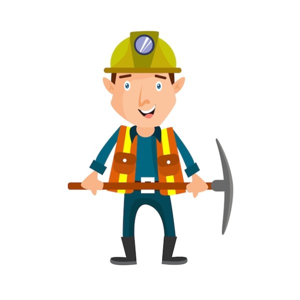 Профессии на белом фоне