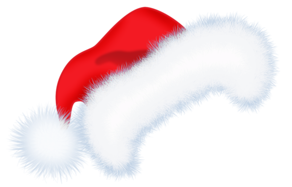 Новогодняя шапка на прозрачном фоне