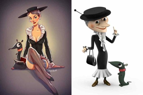 Художник Андрей Тарусов Шапокляк