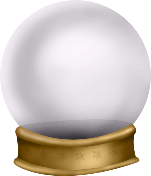 Стеклянный шар на прозрачном фоне
