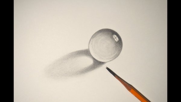 Шар карандашом