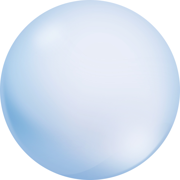 Голубой круг на прозрачном фоне