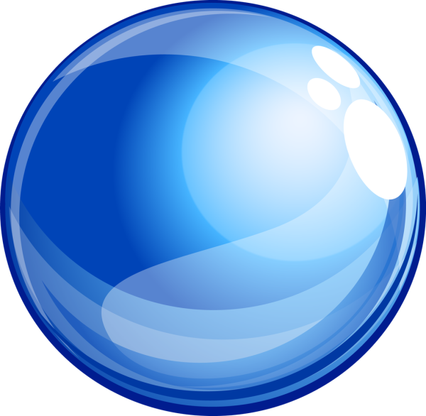 Круглая капля воды