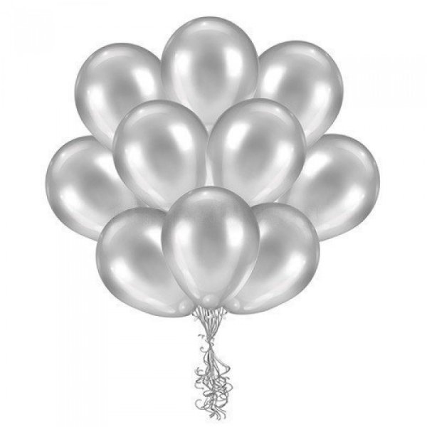 Воздушные шары серебро