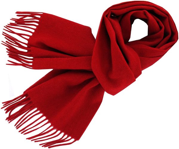 Шарф вид сверху