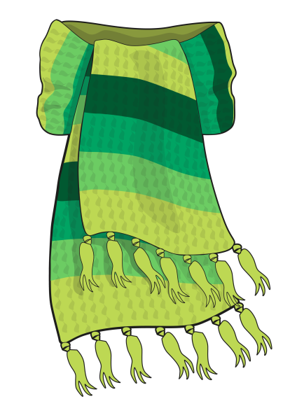 Шарф мультяшный