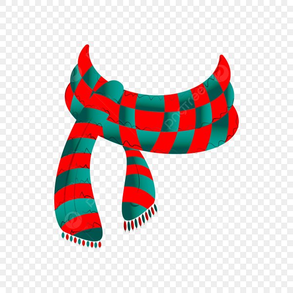 Red and Green Scarf PNG