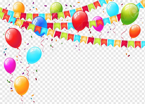 Праздничные шарики и флажки