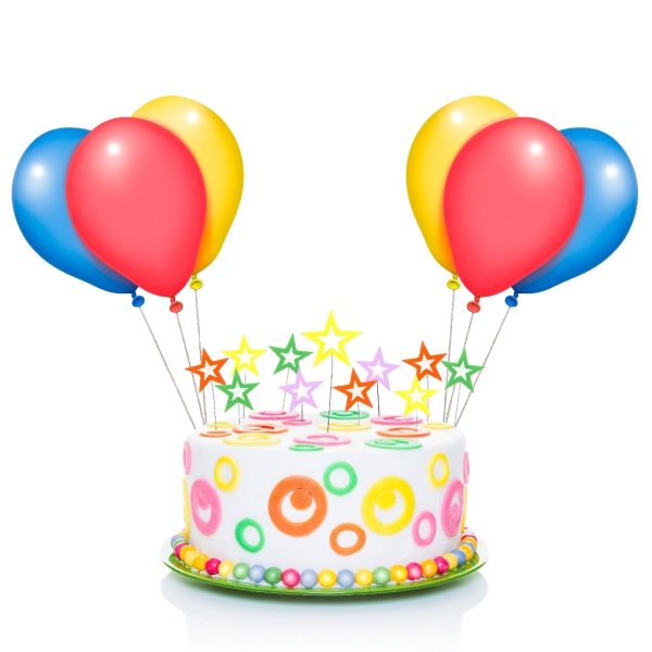 Торт шарики подарки