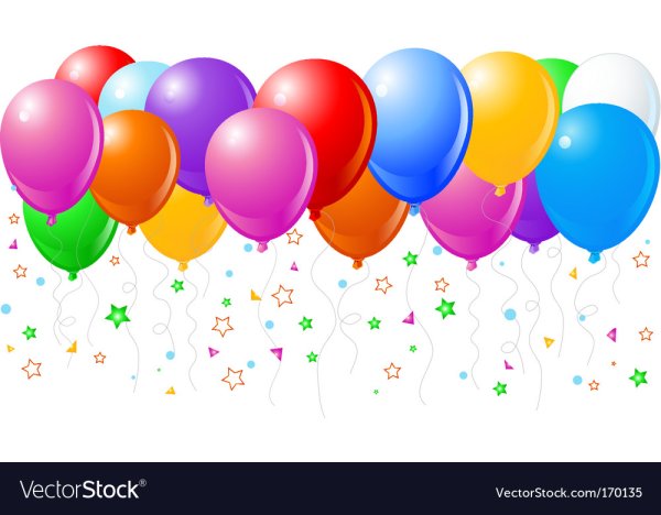 Воздушные шарики анимация на прозрачном фоне