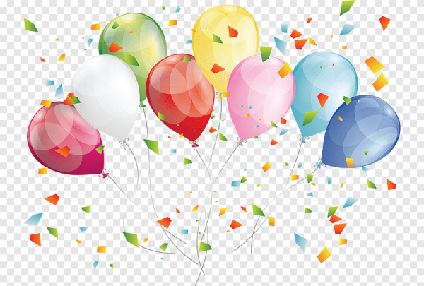 Шарики на прозрачном фоне