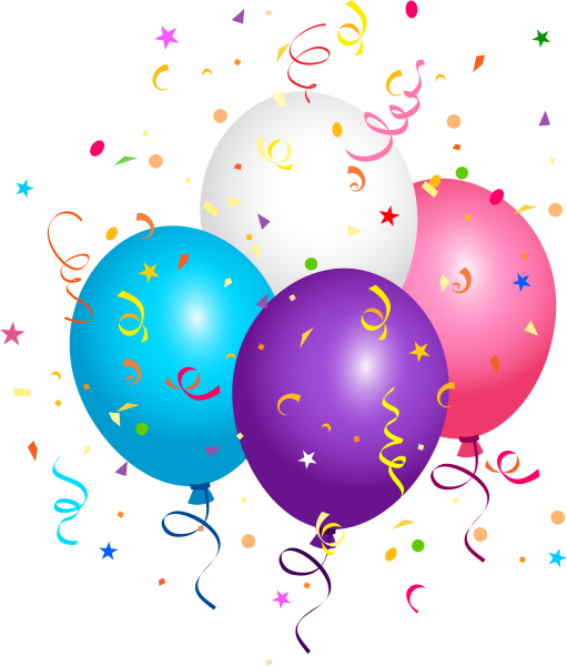 Шарики клипарт на прозрачном фоне