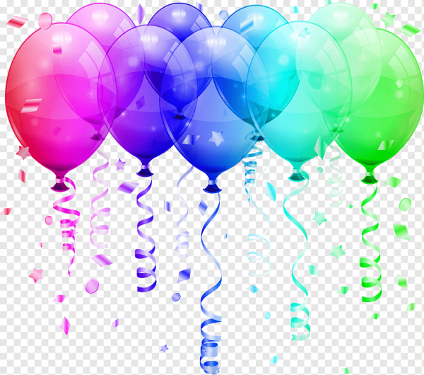 Воздушные шары с конфетти