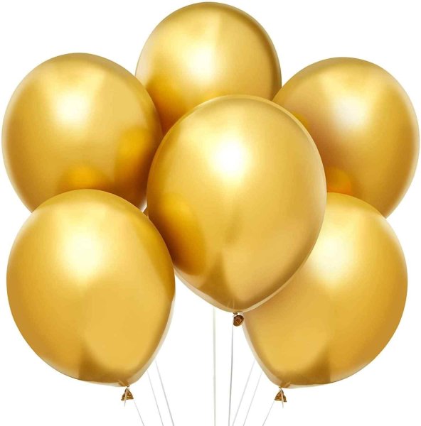 Шары золото металлик