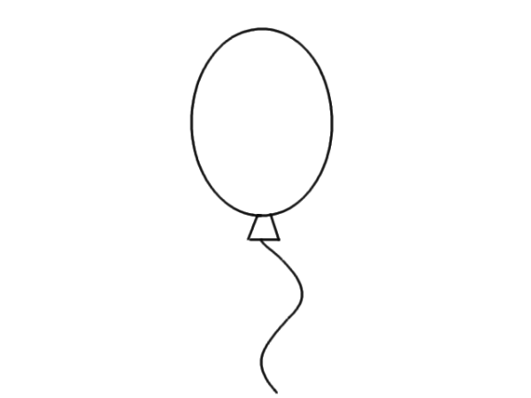 Шары раскраска для детей