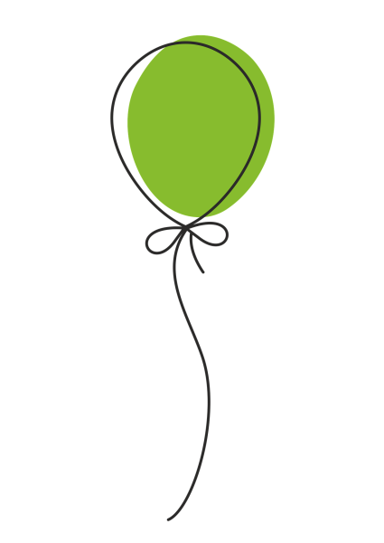 Шарики нарисованные воздушные