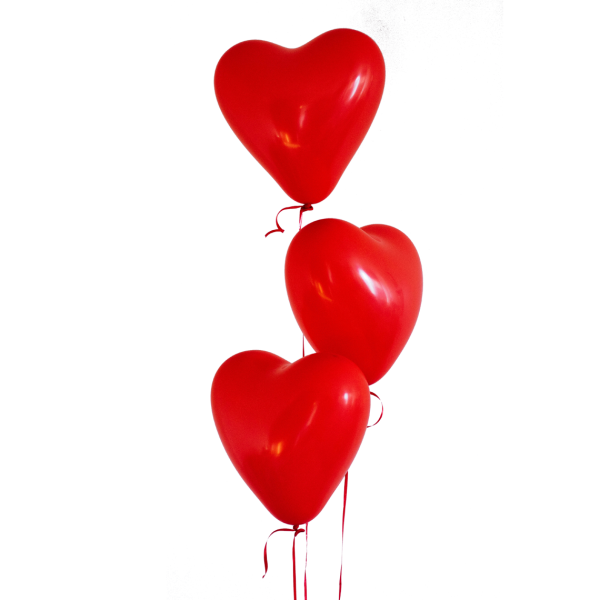 Шарик в виде сердца
