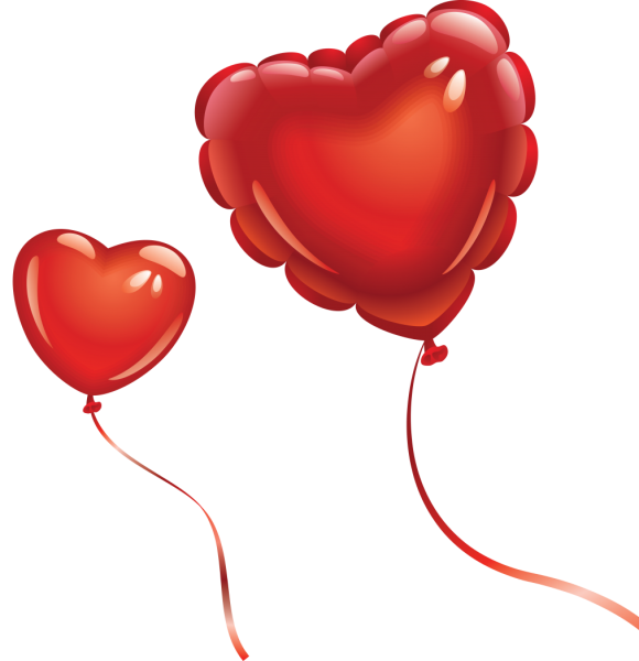 Воздушный шарик сердце