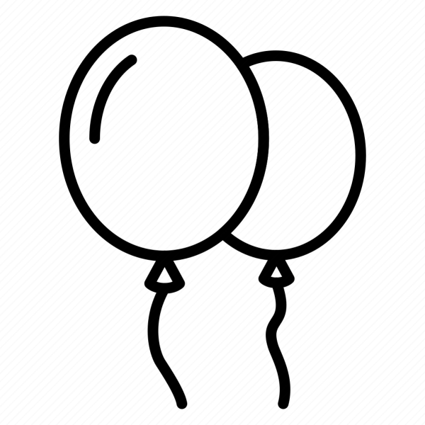 Значок воздушный шарик