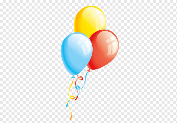 Шарики на прозрачном фоне