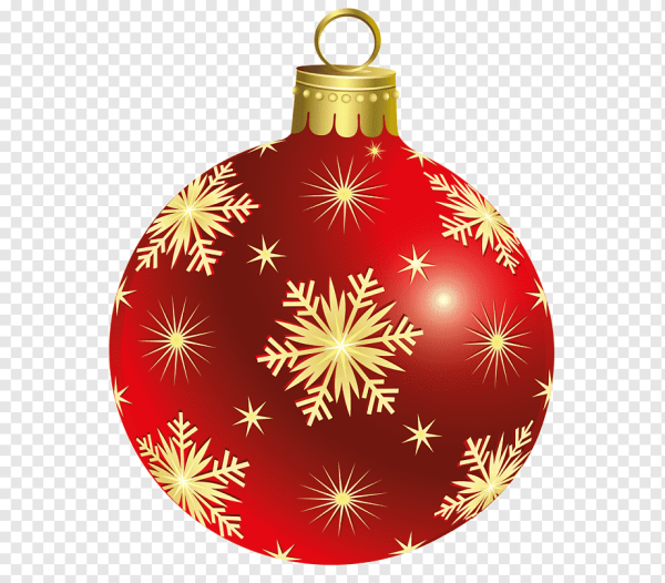 Новогодние шары на прозрачном фоне