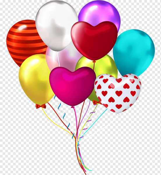 Шарики на прозрачном фоне