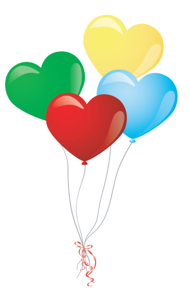 Шарики сердечки