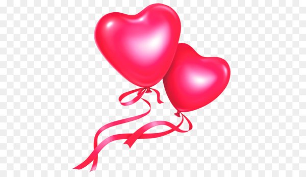 Воздушные шары на прозрачном фоне