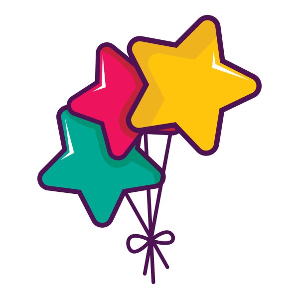 Воздушный шарик Звездочка